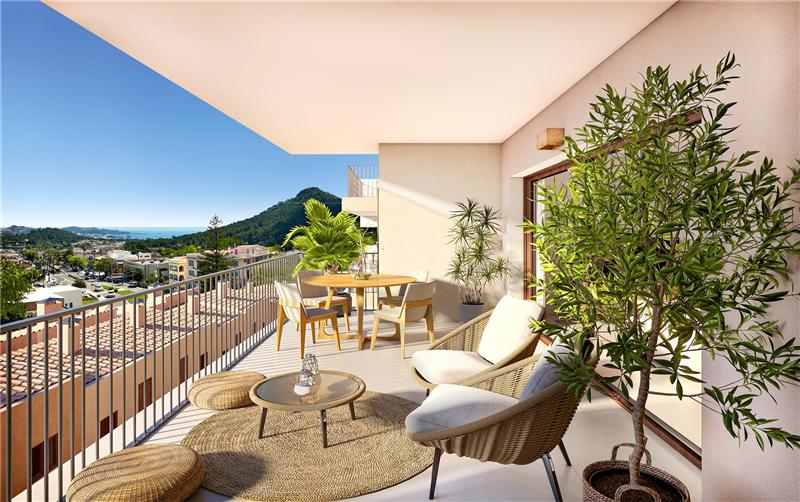 Erstbezug – Wohnung mit Gemeinschaftspool und Garten im Herzen von Capdepera
